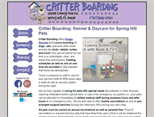 Tablet Screenshot of critterboarding.com